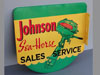 JOHNSON SEAHORSE Sales Service Flange Sign