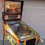 Collector Quality Indiana Jones Pinball Machine side