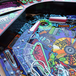 Collector Quality Monster Bash Pinball Machine video playfield