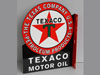 TEXACO RED STAR MOTOR OIL Flange Sign