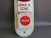 1955 Coca Cola In Bottles Calendar Sign
